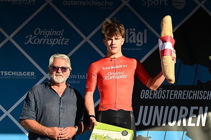 Niklas Wiesmayr (AUT, Österreich), 2. Etappe,  51. Int. Oberösterreich Junioren Rundfahrt, Eberstalzell - Eberstalzell