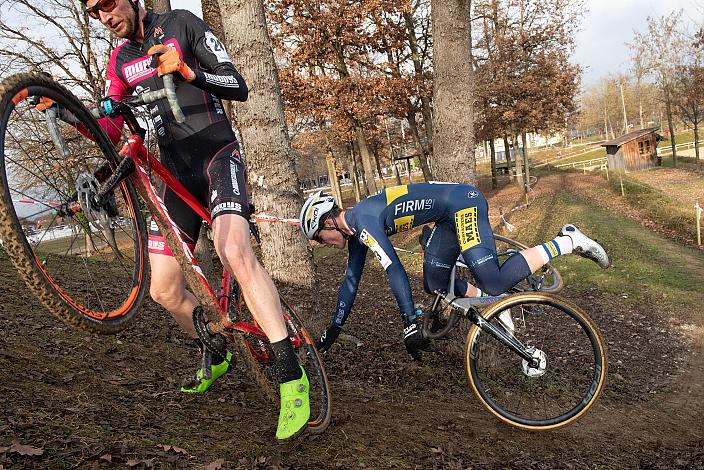 Len Dejonghe (BEL, Team De Stoempersclub Leuven), Markus Gruber (AUT),  Rad Cyclo Cross, 12. Int Rad Querfeldein GP Pferdezentrum Austria Stadl-Paura, UCI C2,