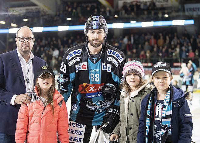  Spiler des Abends Dan DaSilva (EHC Liwest Black Wings Linz) EHC Liwest Black Wings Linz vs Dornbirn Bulldogs