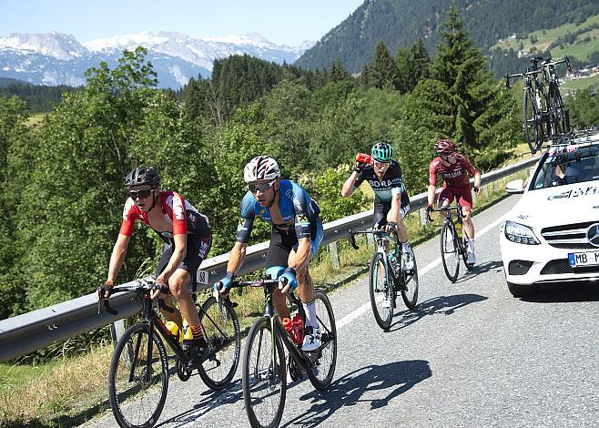 Moran Vermeulen (AUT, WSA Graz), Matthias Krizek (AUT, Team Felbermayr Simplon Wels), Lukas PÃ¶stlberger (AUT, Bora - Hansgrohe), Lukas Schlemmer (AUT, Maloja Pushbikers)  Herren Elite Rad Strassen Staatsmeisterschaft, Mondsee