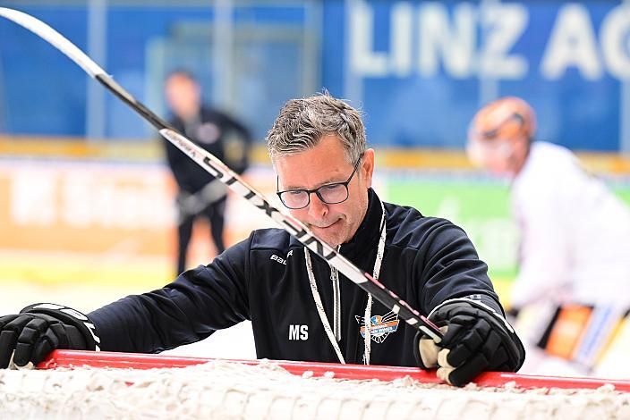 Assistent Coach Mark Szücs (Steinbach Black Wings Linz) Erstes Eistraining, Steinbach Black Wings Linz , Linz AG Eisarena 