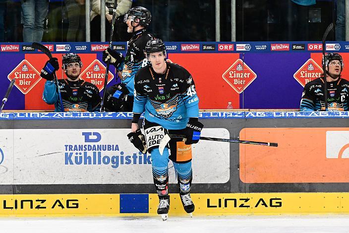 Graham Knott (Steinbach Black Wings Linz) 52. Runde ICE, Steinbach Black Wings Linz vs Graz 99ers, Linz AG Eisarena 