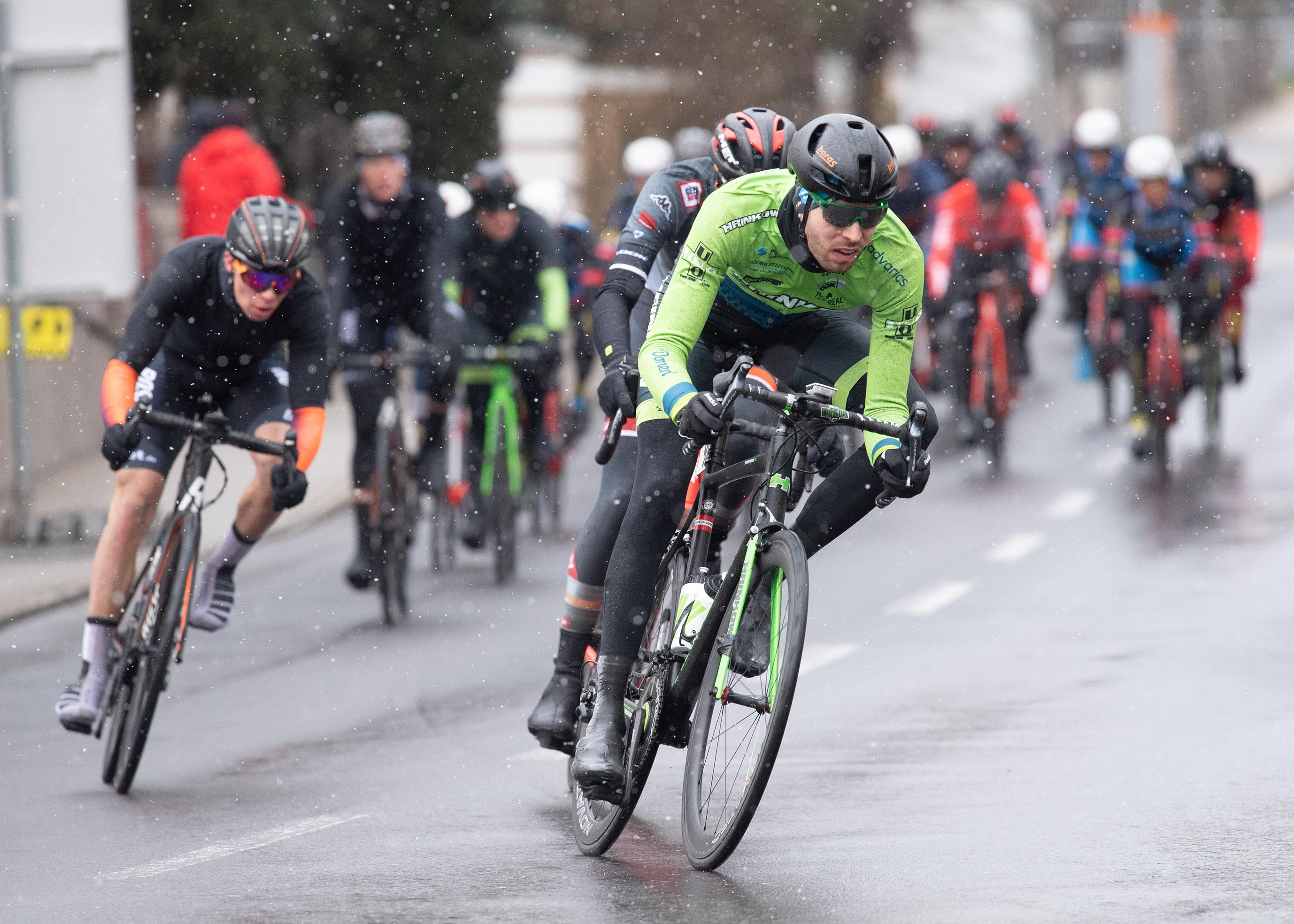 Jonas Rapp (GER, Hrinkow Advarics Cycleang) Herren Elite, U23, Radliga, 60. Radsaison-Eröffnungsrennen Leonding, Oberösterreich 