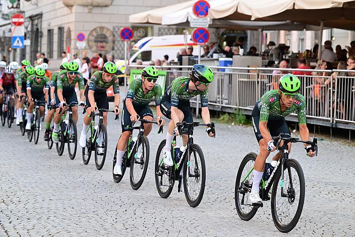 Team Hrinkow Advarics in der Führung beim 28. Int. ASVÖ - HRINKOW City Kriterium Steyr, Herren Elite, ÖRV, Radsport, Mountainbike, ELITE Rennrad