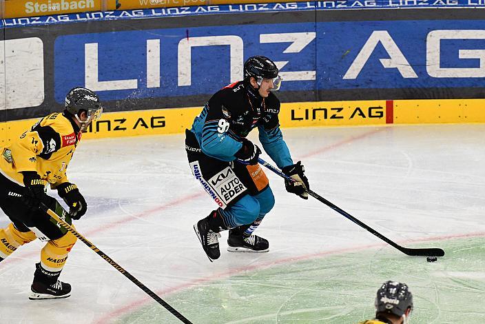 Luka Maver (Steinbach Black Wings Linz), 19. Runde ICE, Steinbach Black Wings Linz vs HC Pustertal Wölfe, Linz AG Eisarena 