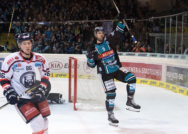 Rick Schofield (EHC Liwest Black Wings Linz)  EHC Liwest Black Wings Linz vs KHL Medvescak Zagreb, 4. Viertelfinale