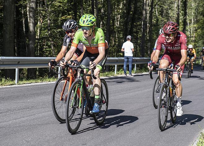 Markus Wildauer (AUT, Tirol KTM Cycling Team), Dominik Hrinkow (AUT, Hrinkow Advarics Cycleang Team), Daniel Auer (AUT, Maloja Pushbikers) Rad 21. GP Judendorf-Strassenegel