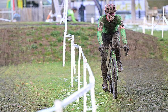 Sieger Fabian Eder (GER, Heizomat Radteam) Radquerfeldein GP um das Sportzentrum Gunskirchen, Rad Cyclo Cross, 