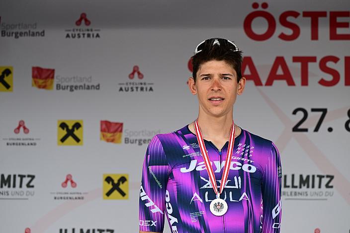 Patrick Gamper (AUT, Team Jayco AlUla) ÖM Staatsmeisterschaft, Zeitfahren, Frauenkirchen, Burgenland