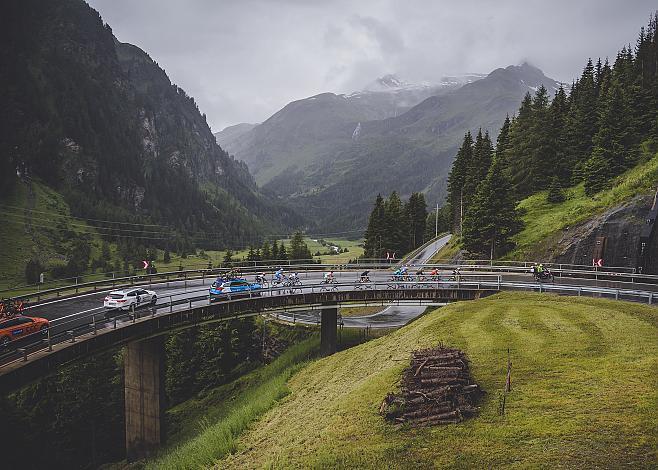 Gruppe am Felbertauern 5. Etappe Matrei - Grossglockner  70. Ã–sterreich Rundfahrt 