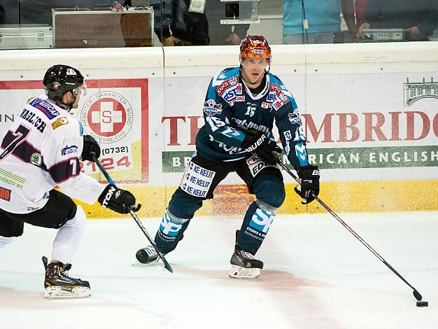 Matthias Iberer, Linz, EHC Liwest Black Wings Linz vs SAPA Fehervar AV19