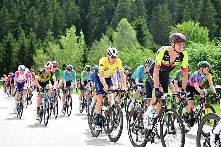 Im Gelben Trikot des Gesamtführenden Toon Aerts (BEL, Team Deschacht - Group Hens - Containers Maes), Wels - Aigen - Schlägl, 14. Int. Raiffeisen OÖ-Radrundfahrt UCI Kat. 2.2