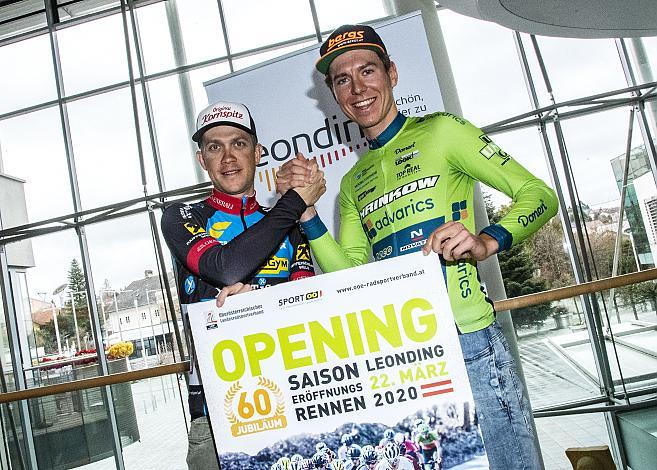  v.l. Riccardo Zoidl (AUT, Team Felbermayr Simplon Wels), Daniel Eichinger (AUT, Hrinkow Advarics Cycleang Team)