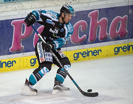 Rob Hisey (EHC Liwest Black Wings Linz), EHC Liwest Black Wings Linz vs HC Orli Znojmo, Platzierungsrunde