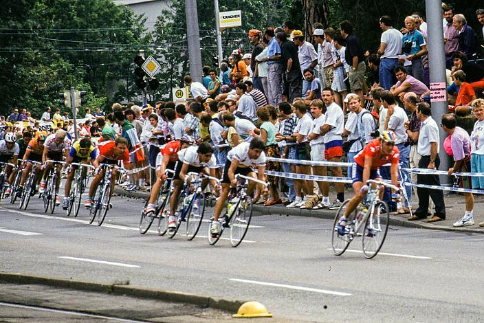 v.l. Herren Profi Rennen, Strasse WM Stuttgart, 1991