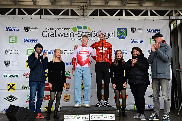 Podest Liga u23  Sieger Sebastian Putz (AUT, Tirol KTM Cycling Team), 3. Platz David Paumann (AUT, Tirol KTM Cycling Team), Road Cycling League, Judendorf - Plesch, Stmk