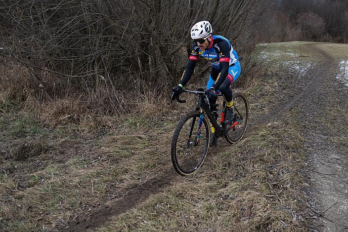 Philipp Heigl (AUT, Team Bikestore), Moran Vermeulen (AUT, Team Felbermayr Simplon Wels), Rad Cyclo Cross, ÖSTM/ÖM Querfeldein Quer durch das Stadion