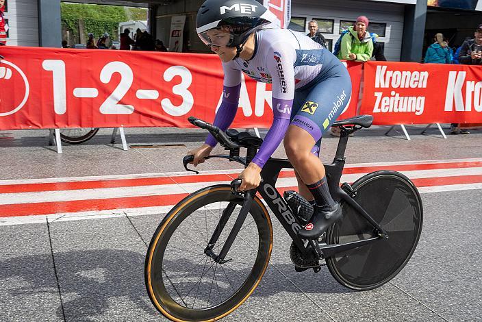 Elisa Winter (AUT, Union Raiffeisen Radteam Tirol) MYGYM Race am Salzburg Ring, Zeitfahren, Road Cycling League Austria, Cycling Austria, Damen Elite, 