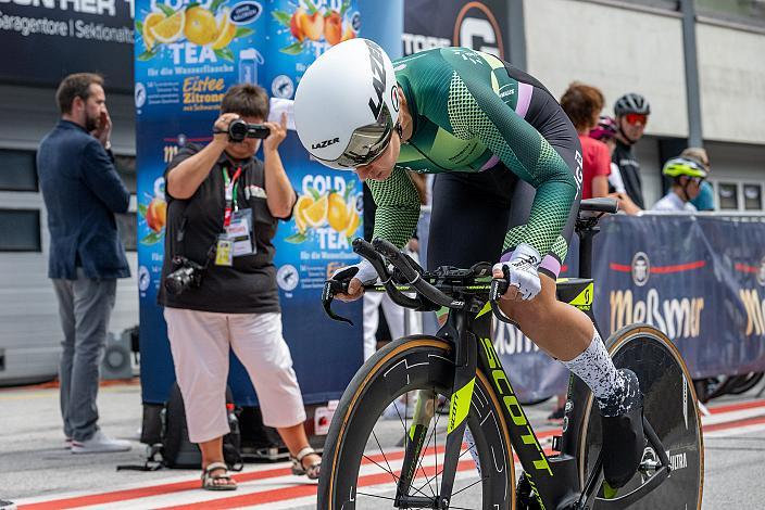 Lydia Ventker (GER, MAXX-Solar Linding Woman Racing RG) Führende der Damen Radliga, MYGYM Race am Salzburg Ring, Zeitfahren, ÖRV RadLiga, Radsport, Radliga, ÖRV, Damen Elite, 