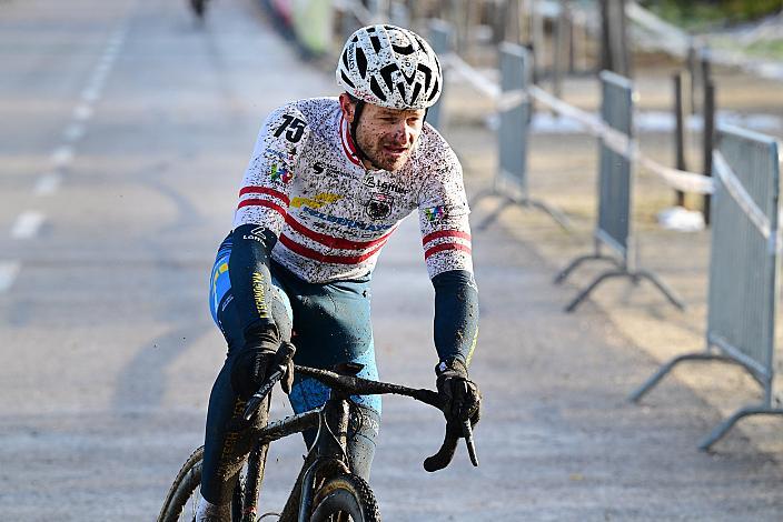 Daniel Federspiel (AUT, Team Felbermayr Simplon Wels) Radquerfeldein GP um das Sportzentrum Gunskirchen, Rad Cyclo Cross,