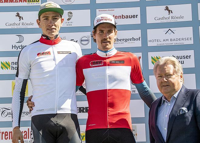 Die FÃ¼hrenden der Radbundesliga tir Radbundesliga Tobias Bayer (Aut, Tirol Cycling Team), Stephan Rabitsch (AUT, Team Felbermayr Simplon Wels), Dir. Harald Mayer, (Ã–RV PrÃ¤sident) 