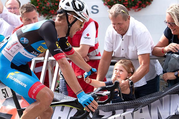 Riccardo Zoidl (AUT, Team Felbermayr Simplon Wels),  mit Tochter Anna, Mühlviertler Hügelwelt Classic, Strassenrennen Königswiesen, Radsport