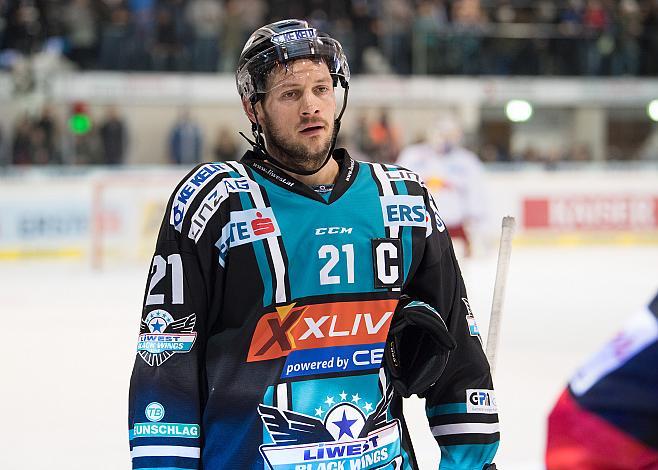 Philipp Lukas (EHC Liwest Black Wings Linz)  EHC Liwest Black Wings Linz vs EC Red Bull  Salzburg 2. Semifinale