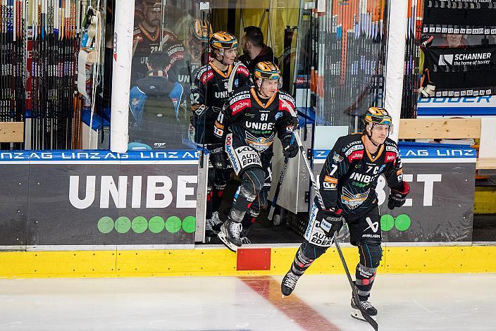 Brian Lebler (Steinbach Black Wings Linz) Steinbach Black Wings Linz vs Moser Medical Graz 99ers, Pre-Play-Offs, 3. Runde ICE Hockey League, Steinbach Black Wings Linz, Linz AG Eisarena 
