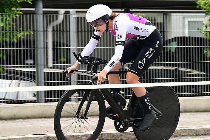 Nadia Hartman (POL, MAT Atom Deweloper Wroclaw Junior) Zeitfahren Herzogenburg,  3. Etappe Sportland NOE WOMEN Tour