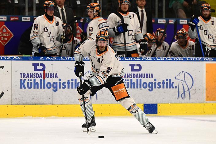 Sean Collins (Steinbach Black Wings Linz) Testspiel, Steinbach Black Wings Linz vs Kassel Huskies , Linz AG Eisarena 