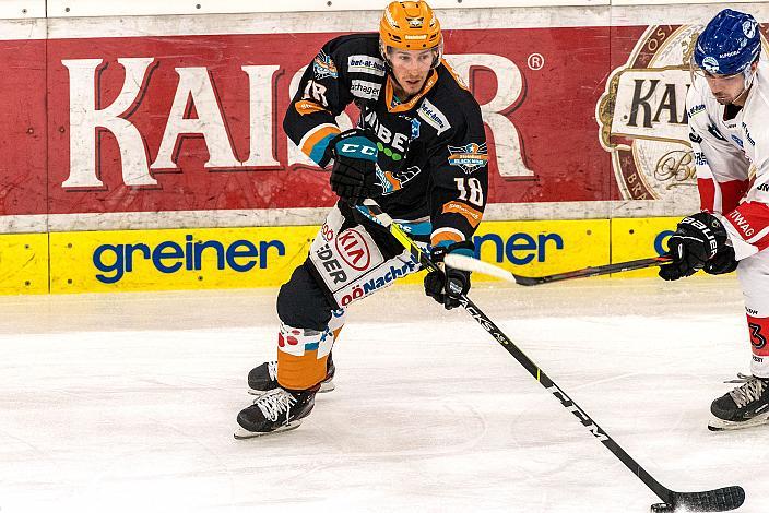 Valentin Leiler (Steinbach Black Wings 1992) Steinbach Black Wings 1992 vs HC TWK Innsbruck  , Eishockey, Bet at Home ICE Hockey League