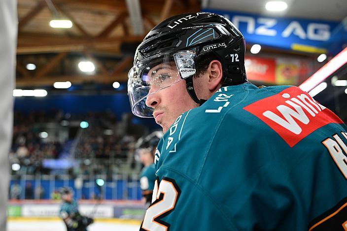 Trenton Bliss (Steinbach Black Wings), 4. Runde ICE, Steinbach Black Wings Linz vs Pioneers Vorarlberg, Linz AG Eisarena 