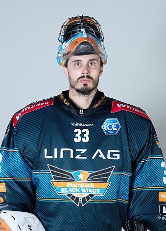 Tormann Thomas Höneckl (Steinbach Black Wings Linz)Linz, Linz AG Eisarena