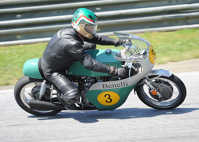 #3 Hans Steinhoegl, AUT, Benelli 500 GP Replica