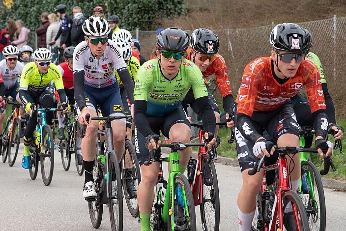 Jakob Reiter (AUT, Union Raiffeisen Radteam Tirol), Marvin Hammerschmid (AUT, Hrinkow Advarics) Herren Elite, U23, Radliga, 62. Radsaison-Eröffnungsrennen Leonding, Oberösterreich 