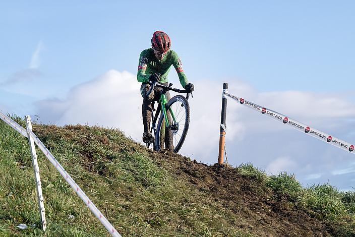 Sieger Fabian Eder (GER, Heizomat Radteam) Radquerfeldein GP um das Sportzentrum Gunskirchen, Rad Cyclo Cross,