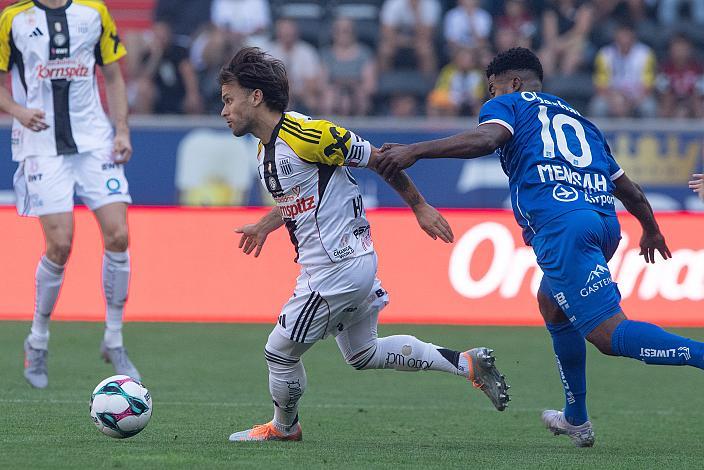 Sascha Horvath (LASK Linz), Paul Mensah (FC Blau-Weiß Linz), LASK vs  FC Blau-Weiss Linz,  2025 - 2026