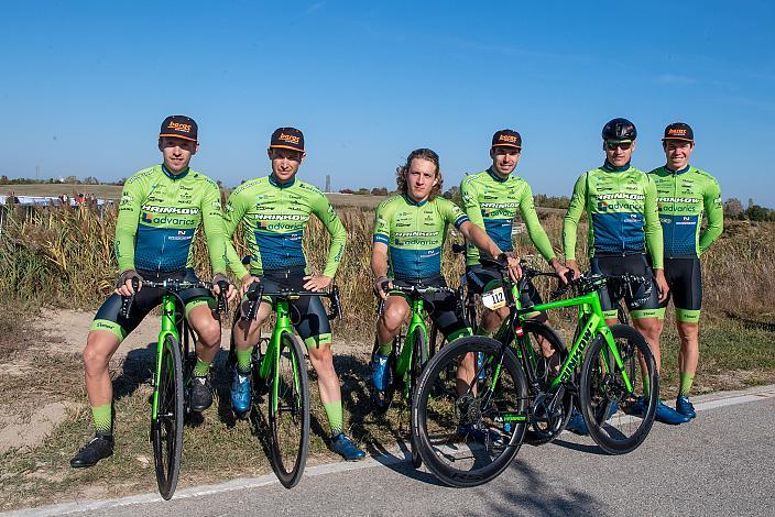 Team Hrinkow Advarics Cycleang  am Start in der Lagune von Venedig, Veneto Classic, UCI 1.1