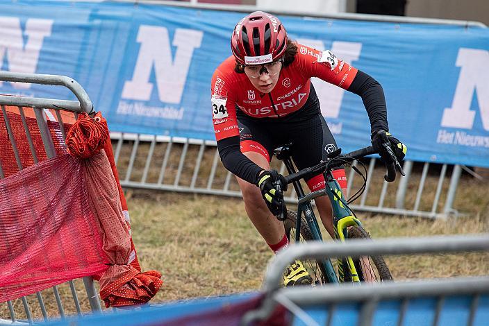 Nr.34 Nora Fischer (AUT)  Juniorinnen, UCI Cyclocross World Cup, Tabor CZ 