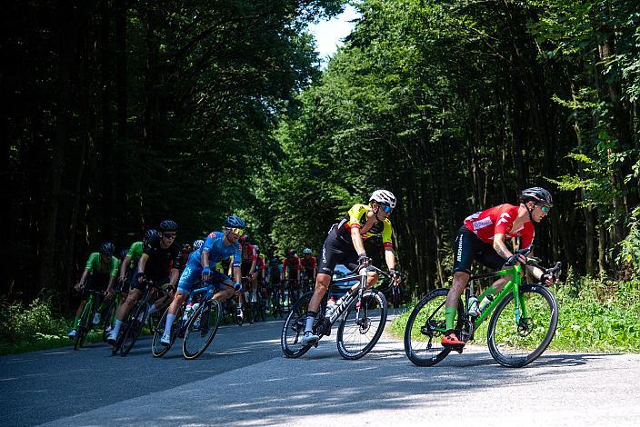 Jaka Primozic (SLO, Hrinkow Advarics) im Trikot des Road Cycling League Führenden, Herren Elite, U23, Radliga, 51. Int. Erlauftaler Radsporttage, Wieselburg, Oberösterreich