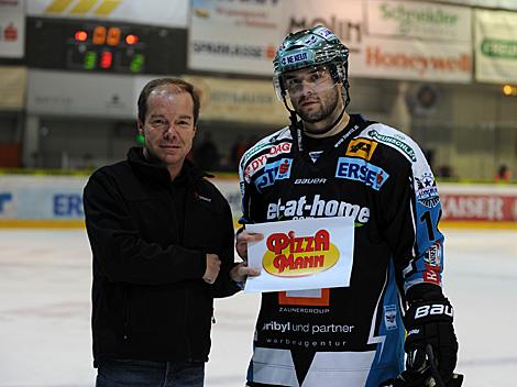 Spieler des Abends, Justin Keller, EHC Liwest Black Wings Linz vs. HC Orli Znojmo, Znaim
