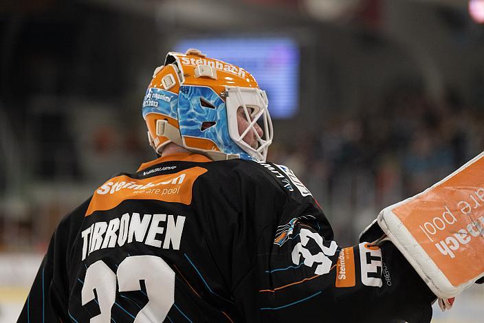 Tormann Rasmus Tirronen (Steinbach Black Wings Linz) Steinbach Black Wings Linz vs Migross Supermercati Asiago Hockey 1935, 14. Runde ICE Hockey League, Steinbach Black Wings Linz, Linz AG Eisarena 