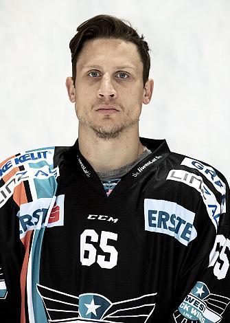 Im Bild: Steve Oleksy (EHC Liwest Black Wings Linz) Eishockey,  EHC Liwest Black Wings Lin z