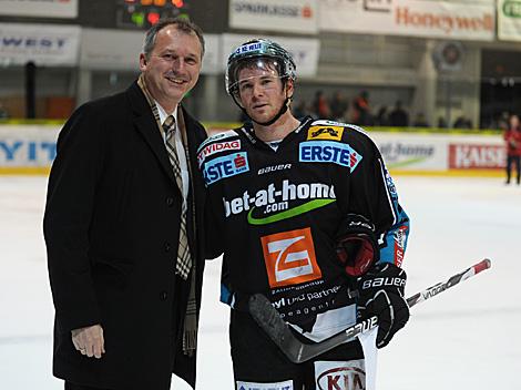 Spieler des Abends, Rob Hisey, EHC Liwest Black Wings Linz vs. UPC Vienna Capitals