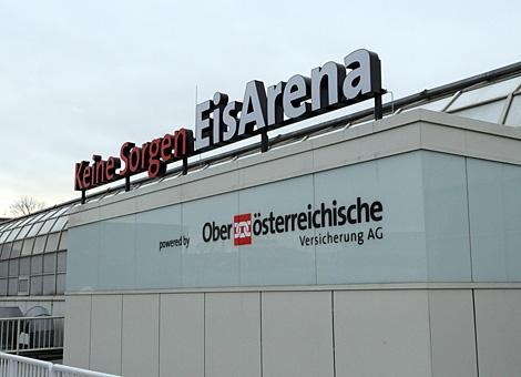 Das Heimstadion der Liwest Black Wings Linz.