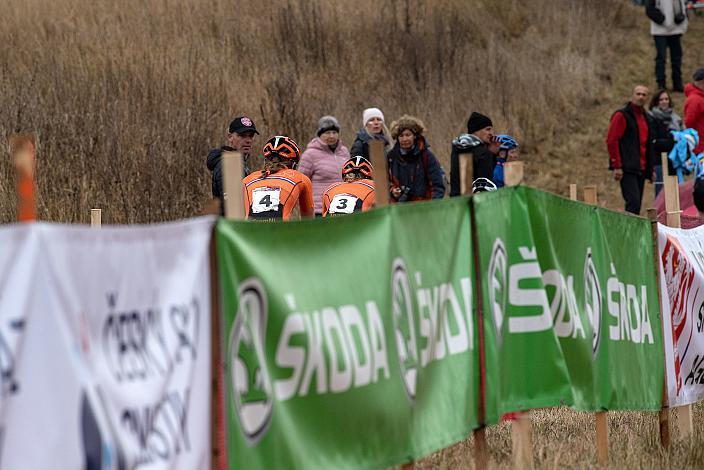 Nr.3 Mirre Knaven (NED) Nr.4 Lauren Molengraaf (NED) Juniorinnen, UCI Cyclocross World Cup, Tabor CZ 