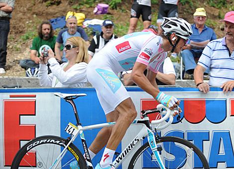 Roman Kreuziger, Cze, Pro Team Astana im weissen Trikot des besten Jungprofis