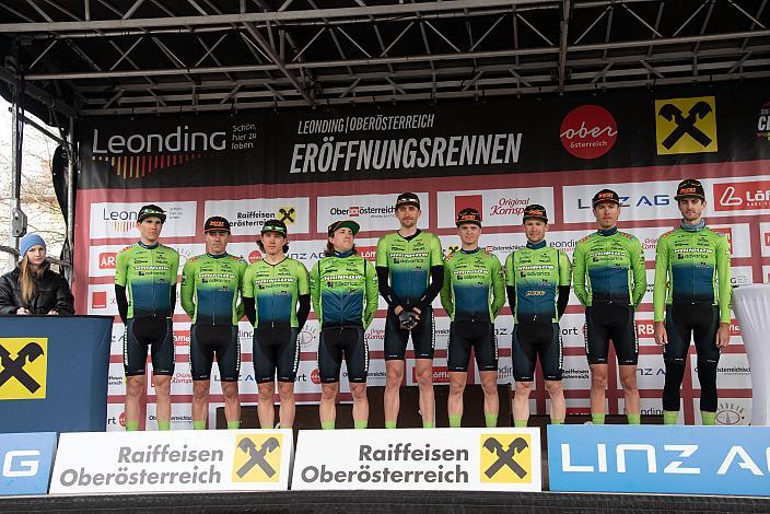 Team Hrinkow Advarics Herren Elite, U23, Radliga, 62. Radsaison-Eröffnungsrennen Leonding, Oberösterreich 