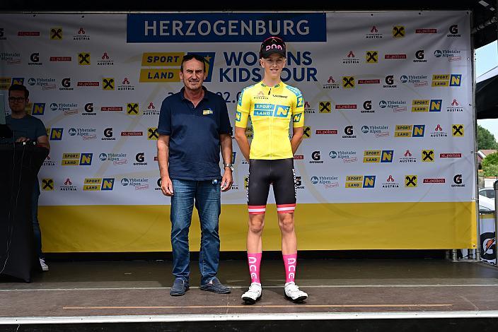 Führender Kids Trophy Marc Hierschläger (AUT) 30.05.2024 Rad 1a Etappe Sportland NOE WOMENS  KIDS Tour