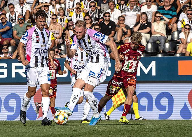 Joao Klauss de Mello (LASK), Romano Christian Schmid (RZ Pellets WAC) Fussball LASK - RZ Pellets WAC